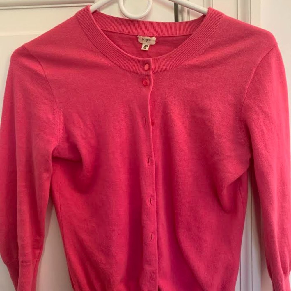 J. Crew Cotton Cardigan XS